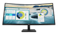 HP P34hc G4 34" WQHD Curved 21:9 3440x1440 USB-C 65W PD DP HDMI Speakers Height Adjust Tilt 3YR