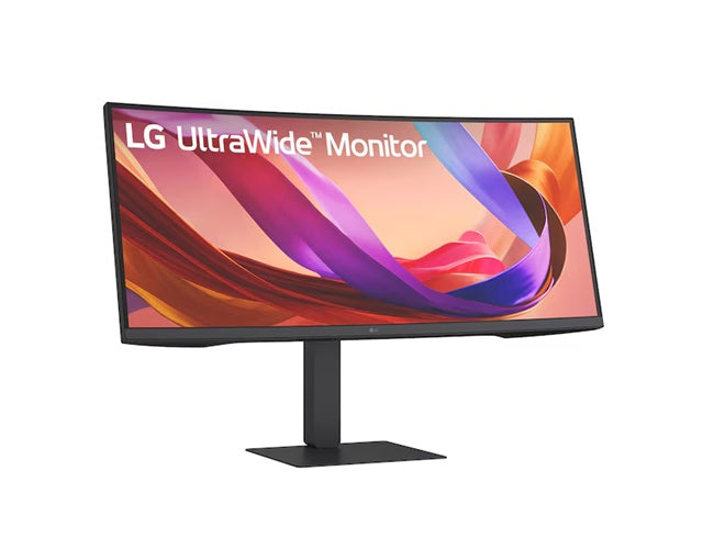 LG 34" UltraWide WQHD Curved IPS Monitor 3440x1440 21:9 sRGB 99% HDR10 100Hz 5ms Height Swivel Stand