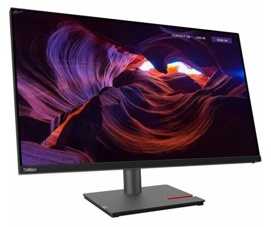 Lenovo ThinkVision P32P 31.5" 4K UHD IPS Monitor 3840x2160 Height Adjust DP HDMI Thunderbolt 4 LAN USB 3.2 Hub 3YR