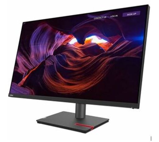 Lenovo ThinkVision P32P 31.5" 4K UHD IPS Monitor 3840x2160 Height Adjust DP HDMI Thunderbolt 4 LAN USB 3.2 Hub 3YR