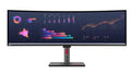 Lenovo ThinkVision P49W-30 49" Dual QHD Curved IPS Monitor 5120x2160 21:9 Height Adjust DP HDMI Thunderbolt 4 USB-C LAN