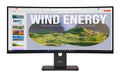 Lenovo ThinkVision T34WD-40 34" WQHD 120Hz 1500R Curved Monitor 3440x1440 21:9 USB-C Dock 100W PD DP HDMI LAN
