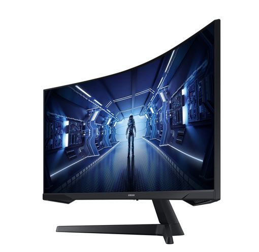 Samsung 34" Odyssey G55T WQHD 1000R Curved 3440x1440 21:9 165Hz 1ms FreeSync VA DP HDMI Gaming Monitor 3YR