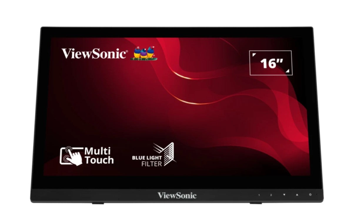 ViewSonic TD1630-3 16" 10-Point PCAP Touch HDMI VGA Kiosk Monitor Dual Speakers VESA 75