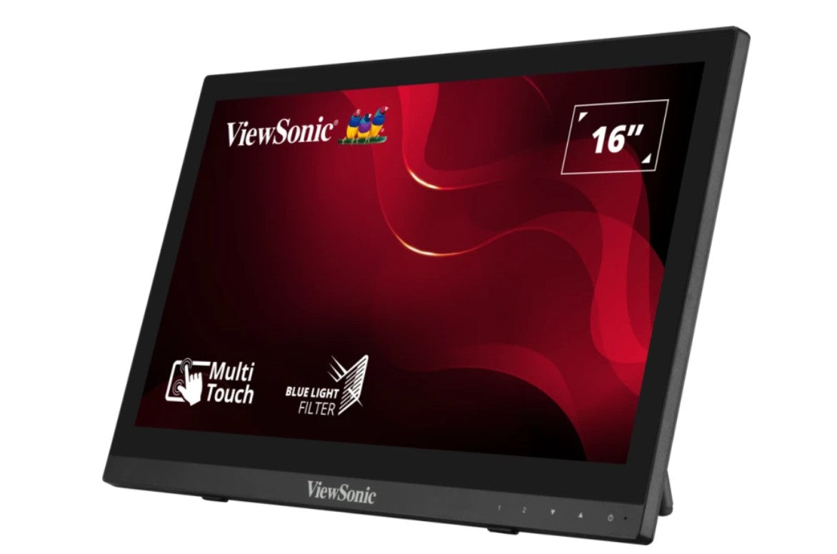 ViewSonic TD1630-3 16" 10-Point PCAP Touch HDMI VGA Kiosk Monitor Dual Speakers VESA 75