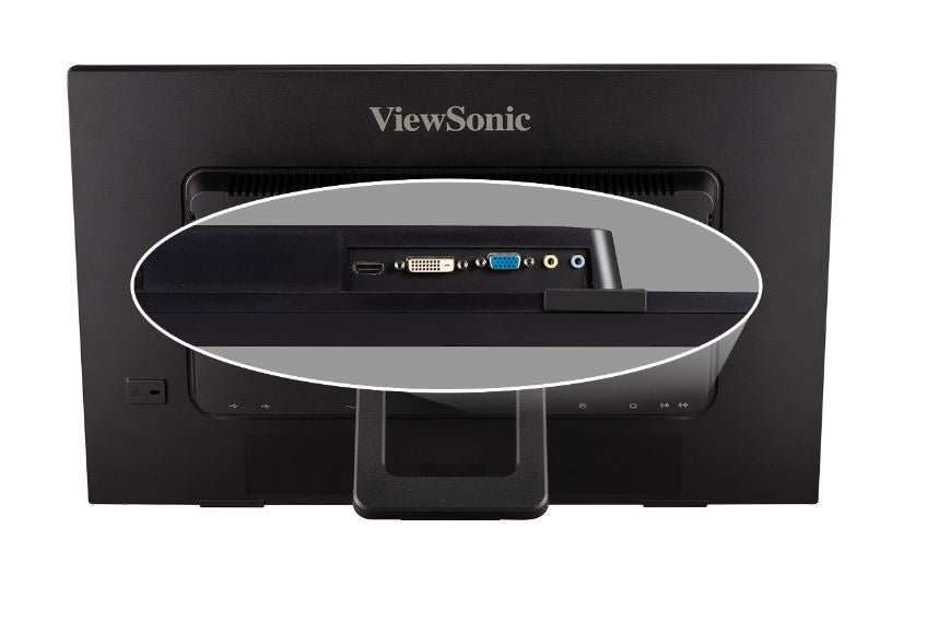 ViewSonic TD2423 24" IR 10-Point Touch Monitor 40° Tilt 7H Hardness Magnetic Pen Holder VESA 100 Glove Multi-OS