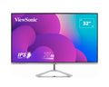 ViewSonic VX3276-MHD-3 32" FHD IPS Ultra Thin Office Monitor HDMI DP VGA Speakers Low Energy VESA