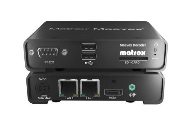 Matrox Maevex AV-over-IP Encoder/Decoder Bundle. Ex-Demo Stock. 3 YR WTY