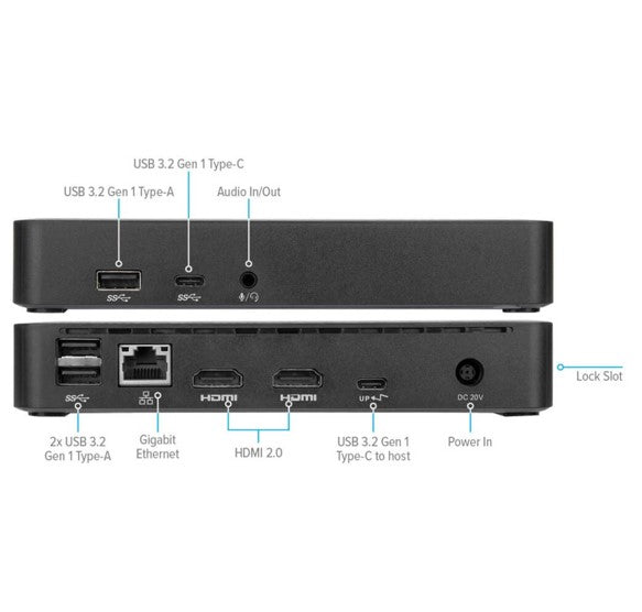 Targus DOCK310 USB-C Universal Dual Video 4K Dock 65W PD