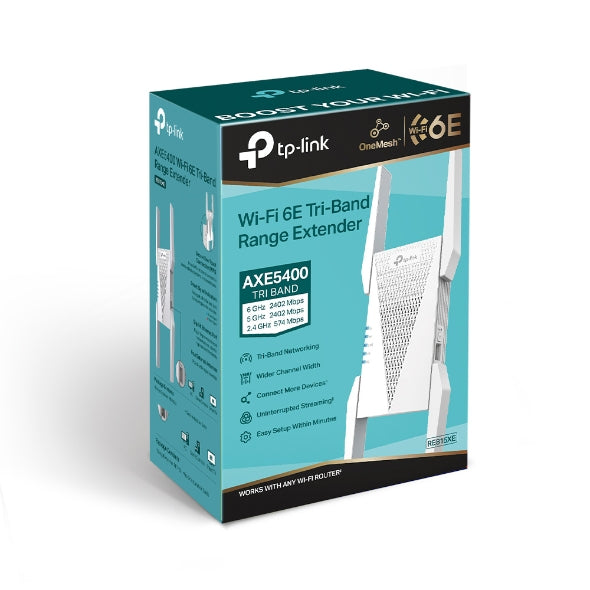 TP-Link RE815XE AXE5400 Wi-Fi 6E Mesh Range Extender