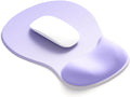 Gel Wrist Rest Mouse Pad - Ergonomic Office Mouse Pad with Wrist Support - Non-Slip Design Desktop Accessory Pad for Home & Game Decoration (06 Purple Gradient)