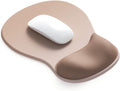 Gel mouse pad - mouse pad with wrist rest - Gaming Mouse Pad - Mouse Pad with Memory Foam Wrist Rest and Non-Slip Base - Non-Slip - Desk Accessories for Office - Office - For Computer, Cafe, Home & Office - 26 × 19.5 cm - Gradient Apricot