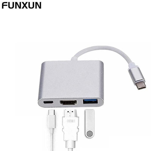 3 In 1 USB Type-C HDMI 4K Docking Station