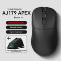Tri-Mode Wireless Gaming Mouse with 8000Hz Polling Rate, PAW3950 Sensor & Magnetic Charging Dock(black)