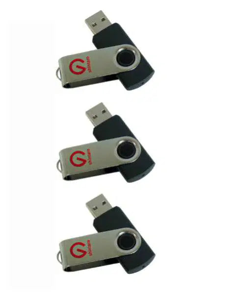Shintaro 16GB Rotating Pocket Disk 3 Pk