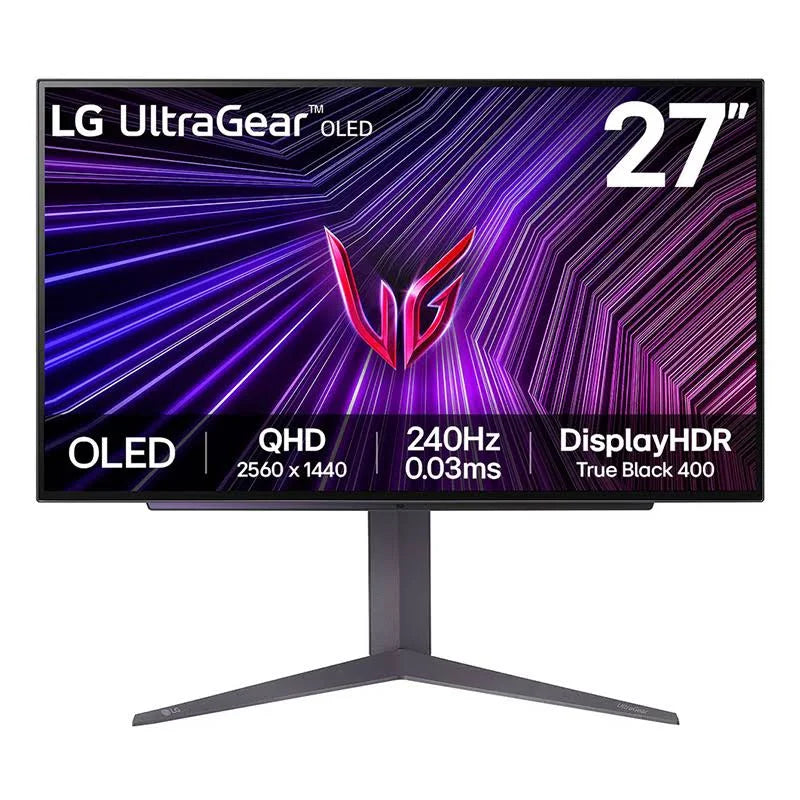 LG 27" QHD 240Hz OLED Gaming Monitor DisplayHDR True Black 400 0.03ms Glare Panel — 27GX704A